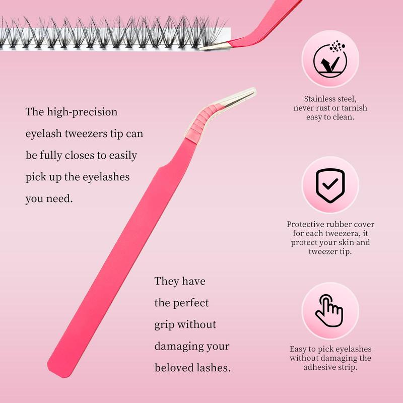 Mixed Size False Eyelashes, 640pcs set Natural Look Eyelash Extensions, Self Grafting Eyelash Clusters, False Eyelash Clusters, Volumized False Eyelash