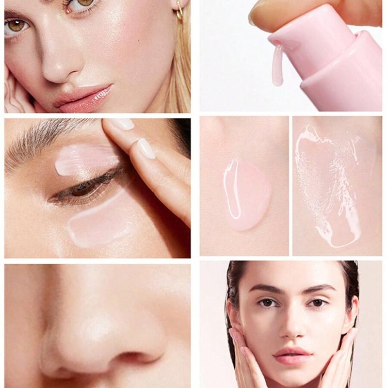 Watermelon Makeup Primer Cream- Watermelon Niacinamide Dew Hydrating Serum with Hyaluronic Acid, Vitamin E - Lightweight Facial Serum & Priming Liquid Highlighter (60ml)