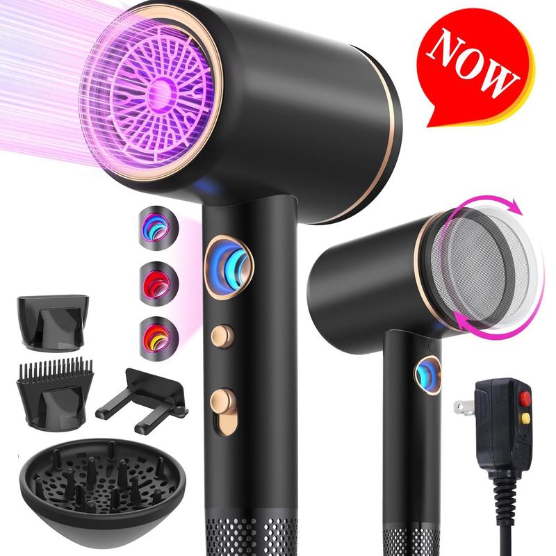 Professional Lightweight Ionic Hair Dryer, Comfort Constant Temperature Care Hair Dryer, High-speed Hair Blower, Quick & Easy Blow Drying for Smooth & Shiny Results, Hair Styling Tools, Hair Care Products, Gifts for Girlfriend