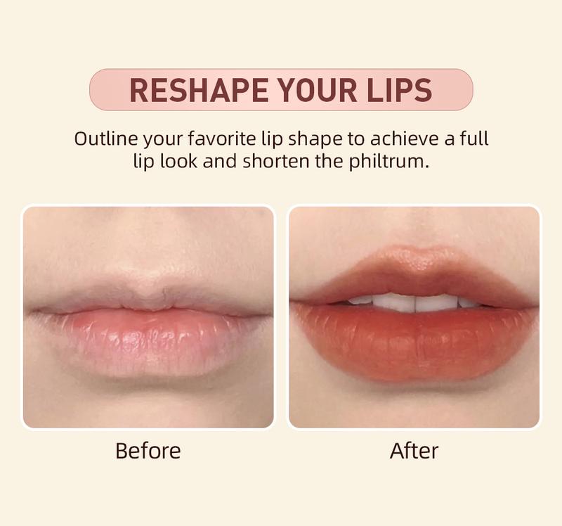 Qibest Multi-Color Lipstick Lipliner Pencil Set - Long-Lasting, Waterproof, Matte Finish, Non-Decolorizing, Smudge-Proof - Perfect for All Skin Types, Travel-Friendly, Ideal Valentines Day Gift