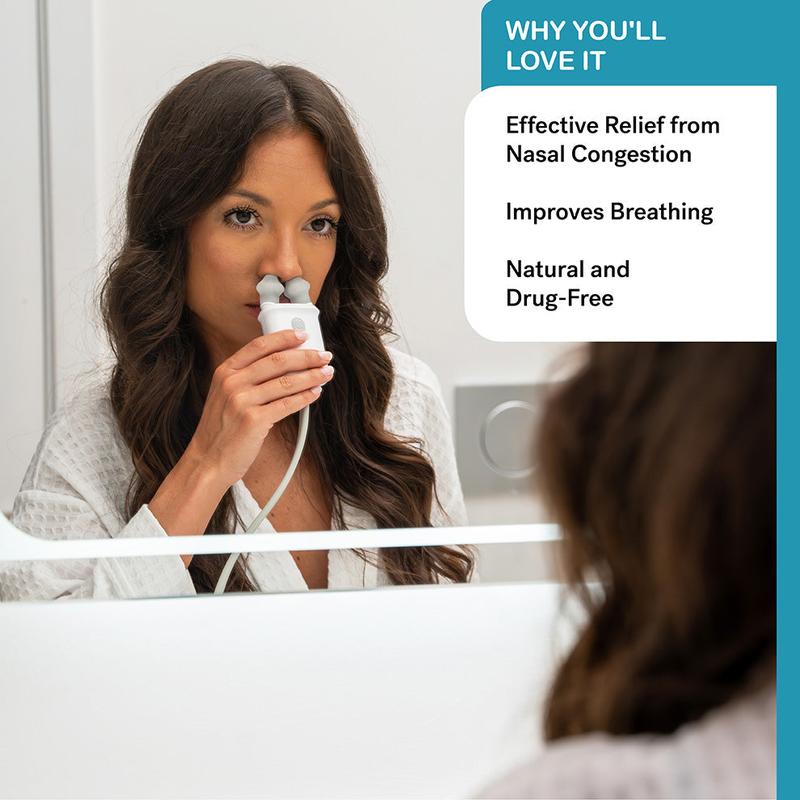 NasalFreshMD Powered Saline Nasal Irrigation System by Spa Sciences