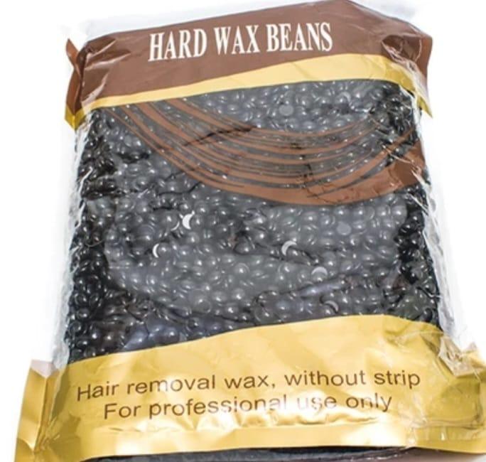500g Painless Black Hard Wax Beans for Hair Removal – Smooth, Gentle for Underarms, Legs, Bikini & More – Compatible with Wax Warmers, Sensitive Skin