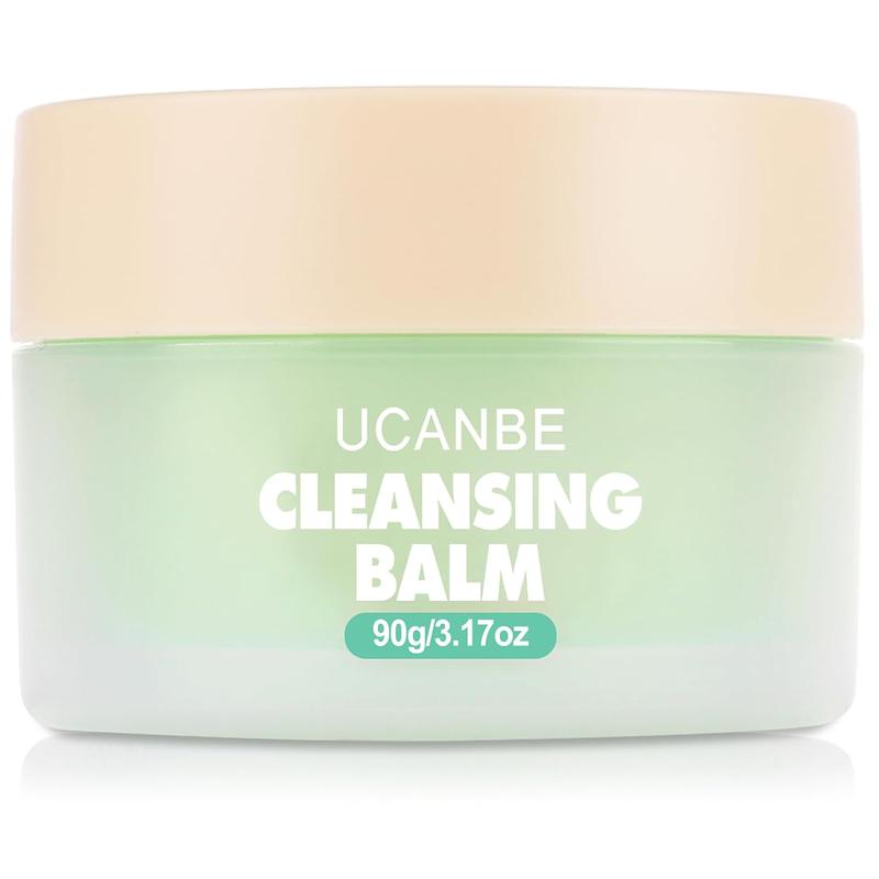 UCANBE Cleansing Balm Makeup Remover - 3.17oz, Natural and Gentle, Deep Cleansing Balm for Waterproof Eye, Face, and Lip Makeup, Suitable for All Skin Types, Trending on TikTok for Skincare, Beauty Hacks, and Self-Care, Loved by Beauty Influencers and Per