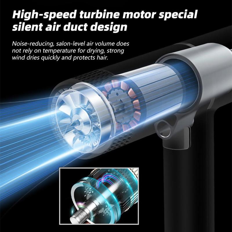 High-power 1000W Hair Dryer, Hair Dryer with 3 Nozzles, 3 Wind Speeds, 2 Temperature Levels, Hot and Cold Air, Double Temperature Control Protection, Low Noise, for Hair Salons, Homes, Dormitories, Travel, Gift Box