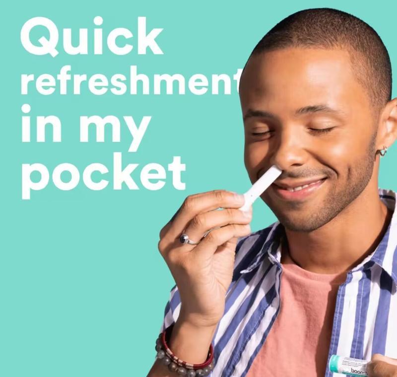 Nasal Stick (4Pack) boom boom stick nasal sticks Oral Comfort Cleansing (4Pack) - Enhance Breathing + Boost Focus - Breathe Vapor Stick Provides Fresh Cooling Sensation- Aromatherapy Inhaler with Essential Oils + Menthol (Mint, Wintermint, Tropical)