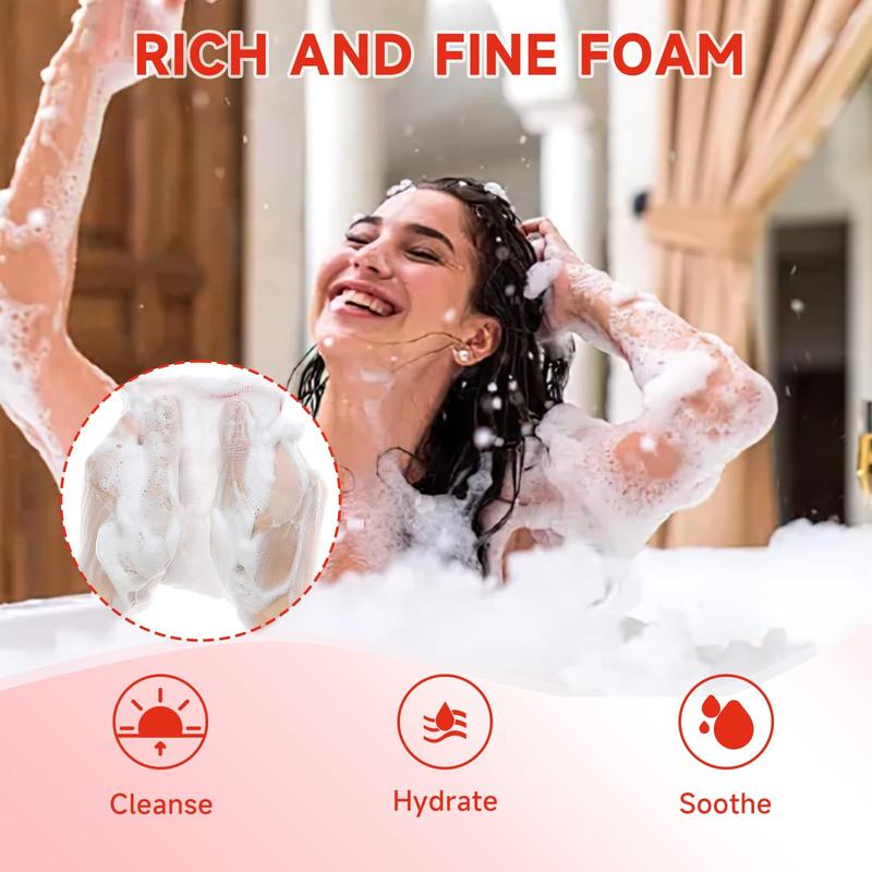 3 PCS Yoni Soap Bar, Organic Yoni Bar Soap Yoni Wash Feminine Wash for Women Ph Balance, Natural Deodorant V Body Bath Soap Body Wash Strawberry Handmade feminine soap