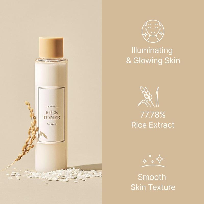 [I'm from Official Shop] I'M FROM Best Duo Combo Skincare Set - Rice Toner and Mugwort Essence - Moisture Blend Cleansing Detox Facial Korean Tea Tree