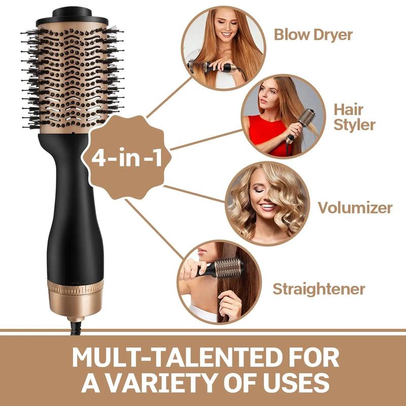 One Step Hair Dryer Brush, Hot Air Volume Brush, Comfort Blow Dryer Comb, Hair Blower Brush, Professional Hair Styling Tool for Women, Air Brush Tools, Blowout Brush, Silk Press, Stocking Fillers Gift, Hair Blower Brush, Christmas, Christmas Gift