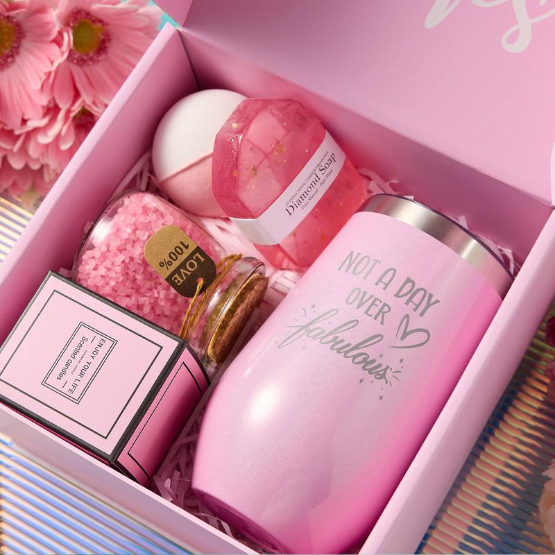 Unique Spa Gift Basket Set - Perfect Birthday, Mother's Day, Valentine's Day and Christmas gifts for women, moms, female friends, sisters, girlfriends, wives, teachers and nurses