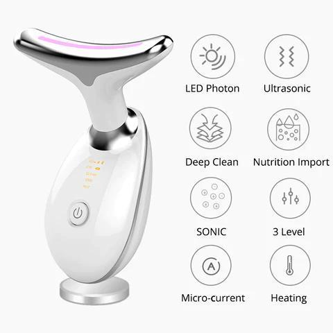 [Wavy Chic] (Buy a multifunctional facial massager and get a free neck cream)Multifunctional facial massager, neck massage, remove neck wrinkles, remove nasolabial wrinkles