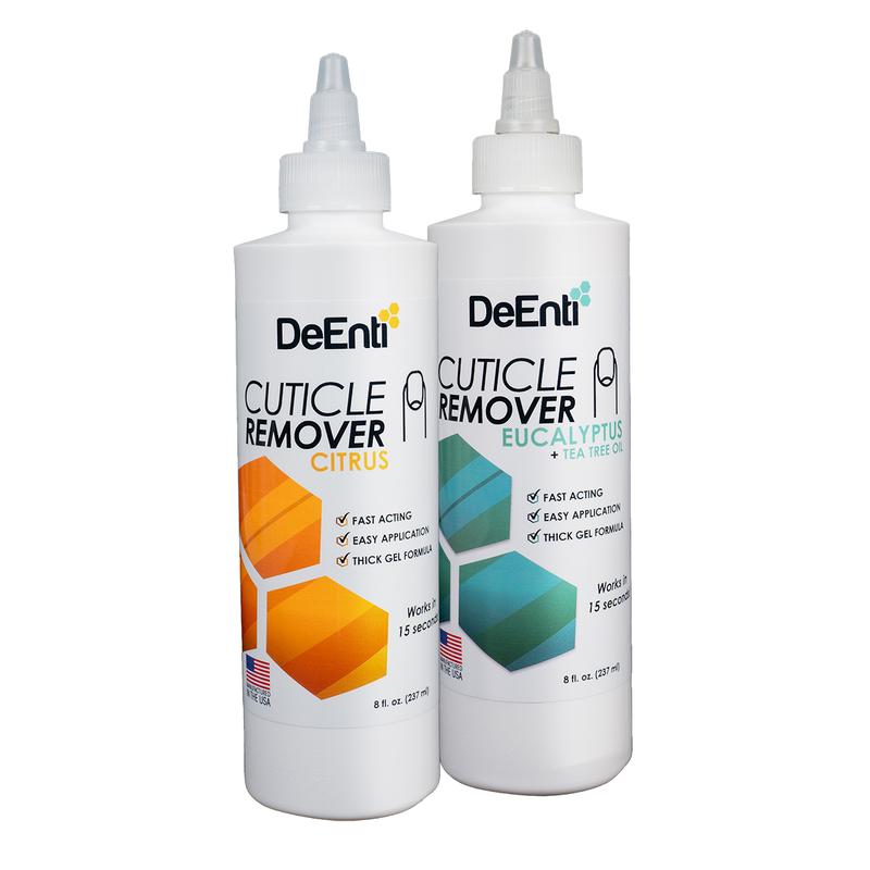DeEnti Instant Cuticle Remover Gel 8oz, Professional Cuticle Softener with Instant 15-Second Removal, Manicure & Pedicure Supplies