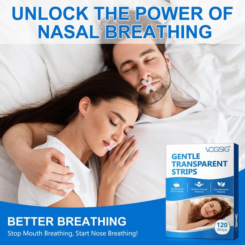 Gentle & Firm Sleep Strip, 1 Box Anti-snoring Mouth Tape for Improving Sleep, Sleep Mouth Guard, Personal Care Products for Daily Use, Christmas Gift