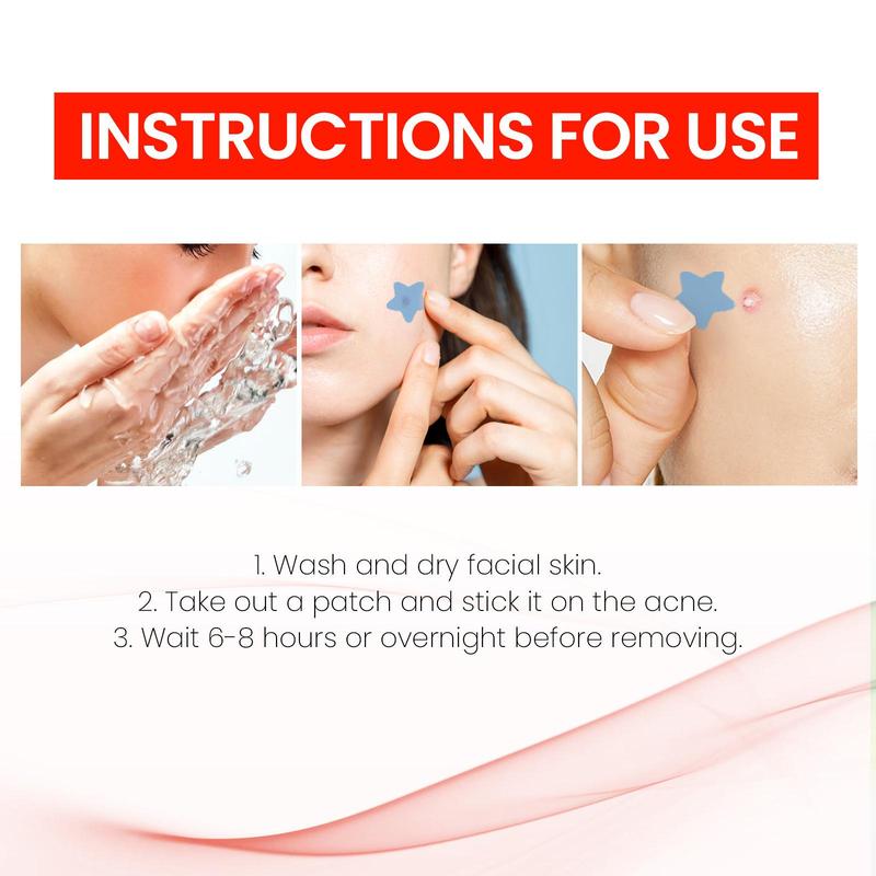 Star Shaped Colorful Acne Patch, 200pcs box Breathable Pimple Covering Sticker, Invisible Acne Patches, Skin Care Products for Women & Men