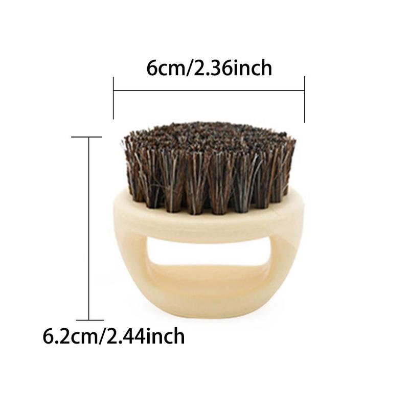 Comfort Hair Care Heatless Hair Brush, Haircare Hair Cleaning Brush, Finger Ring Beard Haircare Brush, Professional Beard Shaving Brush, Hair Brush Cleaning Tool