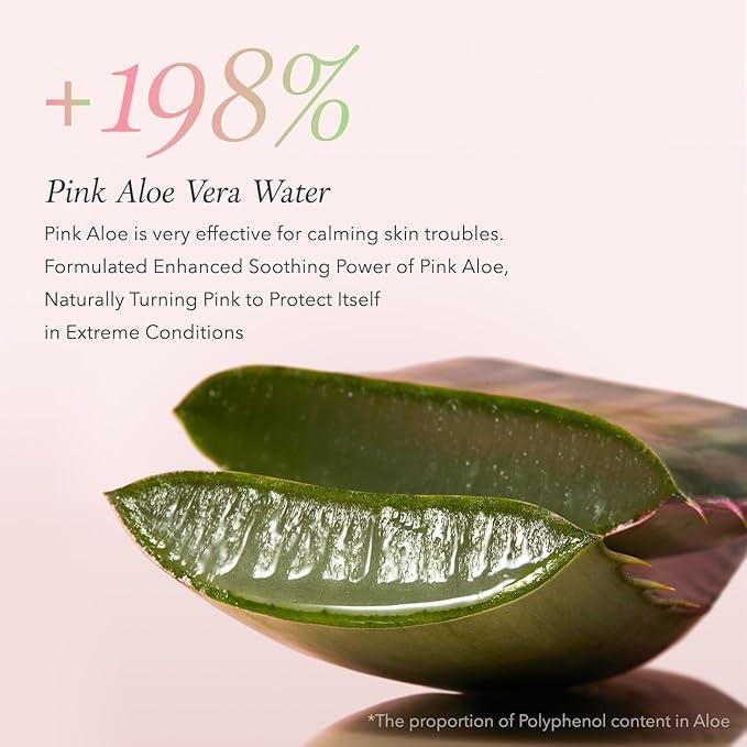APRILSKIN Pink Aloe Facial Polish Cleanser | Gentle Exfoliation with Mungbean & Soybean Scrub | Removes Waterproof Makeup & Sunscreen | Non-Comedogenic Cleanser for All Skin Types | Korean Skincare