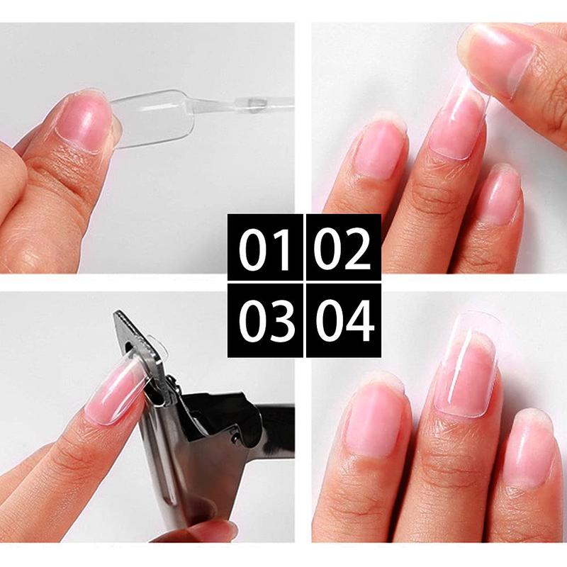 Professional Acrylic False Nail Clippers for Acrylic Nails Nail Tip Cutter Nail Manicure Tool (Rainbow) Nail Care Nail Art