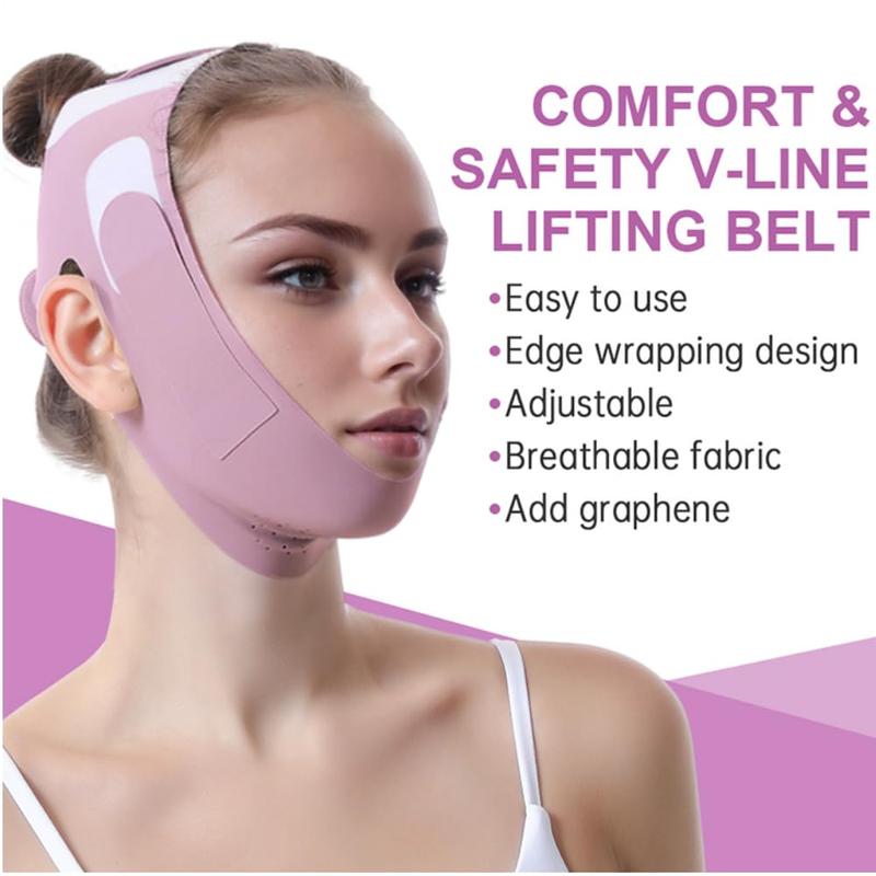 Graphene V-line Mask, Chin Up Mask, V Shaped Face Mask, Jaw Exerciser, Double Chin Face Thining Band, Face Lifting & Firming Tool, Christmas Gift
