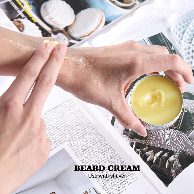 Rinse&Robust Beard Care Set Kits: Beard Shampoo, Beard Conditioner, Beard Balm, Beard Oil, Traveling Bag. Scented Hair Care Beeswax, Gift for Boyfriend, Men Gifts, Bath and Body Gift Sets, Men's Hygiene Products, Father's Day Gift for Dad