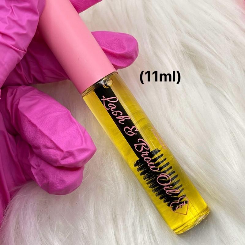 All natural lash & brow growth oil  Makeup lipgloss  Avocado Mascara Nourishing Argan Oil Castor Oil Daily Lid