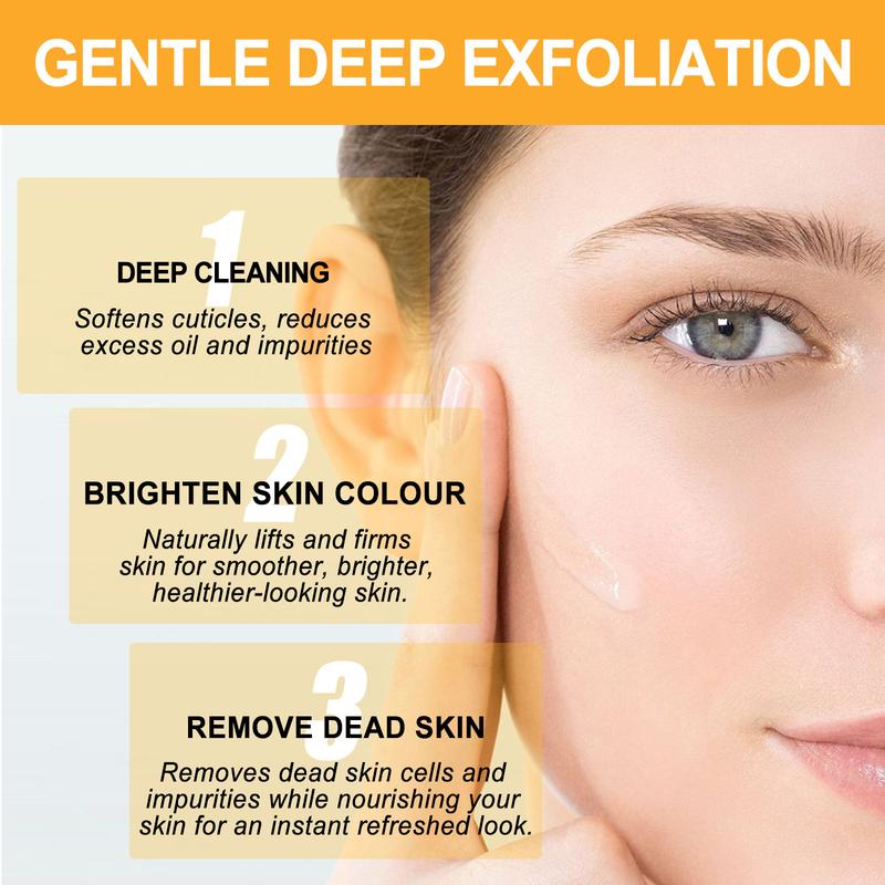 Black Five Exfoliating Gel For Deep Cleansing, Anti-Acne Blackheads, Moisturizing Skin, Shrinking Pores And Brightening Gel