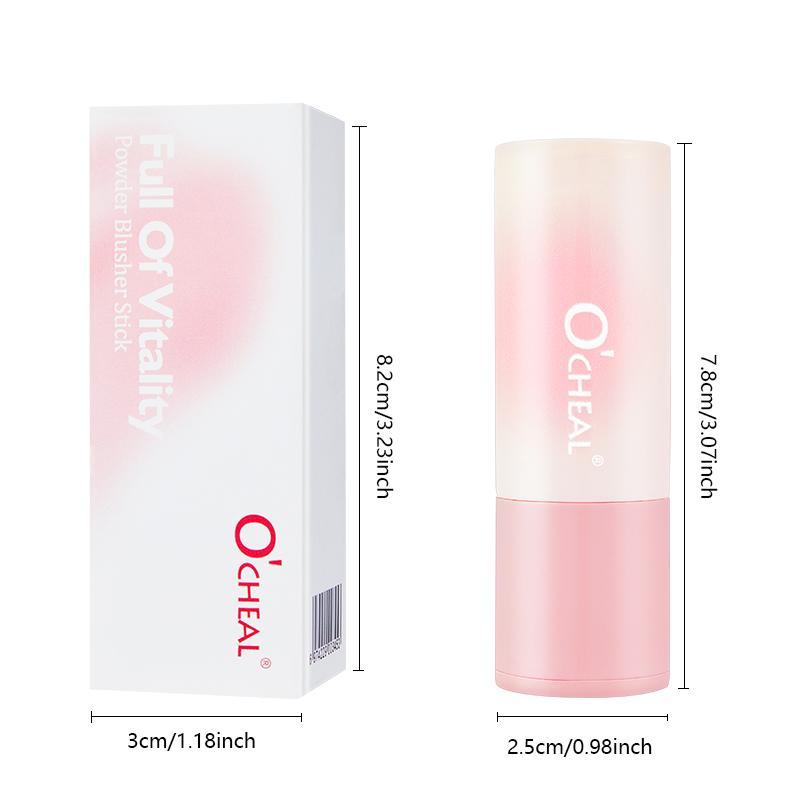 Long Lasting Blush Stick, 1 Count Waterproof Blush for Eyes & Lips, Natural Look Blush for Daily Makeup, Soft Color Shadow, Suitable for All Skins