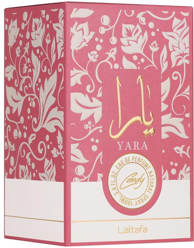 Lattafa Yara Candy 100ML 3.4 Fl Oz Eau de Parfum Vanilla Caramel Scented