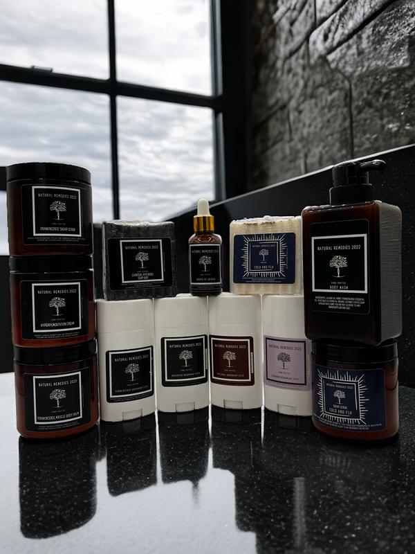 *MEGA DEAL* Hyperpigmentation cream, Frankincense Sugar Scrub, Frankincense Body Balm, Drops of Heaven, Lavender Deo Stick, Patchouli Deo Stick, Frankincense Deo Stick, Unscented Deo Stick, Body Wash, Charcoal Patchouli Soap, C&F Soap, C&F Sugar Scrub