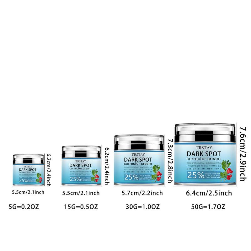 Dark Spot Corrector Cream, Hyaluronic Acid and Vitamin C Moisturizing Skin Care Cream, Hydrating Nourishing Skin Care Product for Women & Men