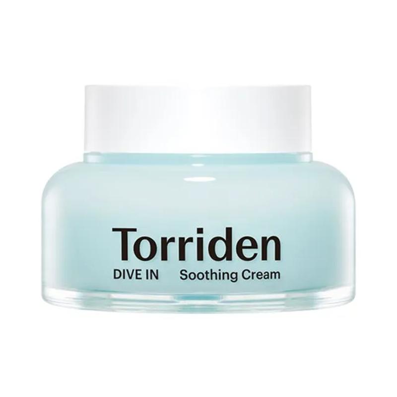 Torriden - DIVE-IN Low Molecular Hyaluronic Acid Soothing Cream | Lightweight Moisturizing Skincare | Smooth Gel | Viral Korean Intensive Hydrating Cream | Moisturizer Moisture Skin Repair Comfort Hydrate all skin types