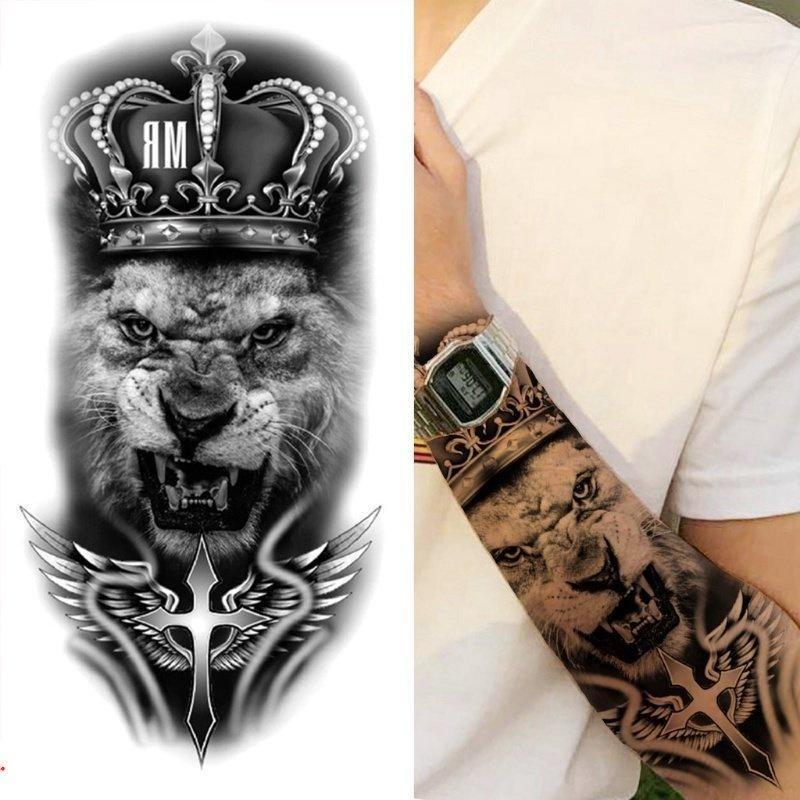 Tiger Pattern Temporary Tattoo Sticker, 1 Count Waterproof Fake Tattoo Sticker, Body Art Decoration for Men & Women, Christmas Gift