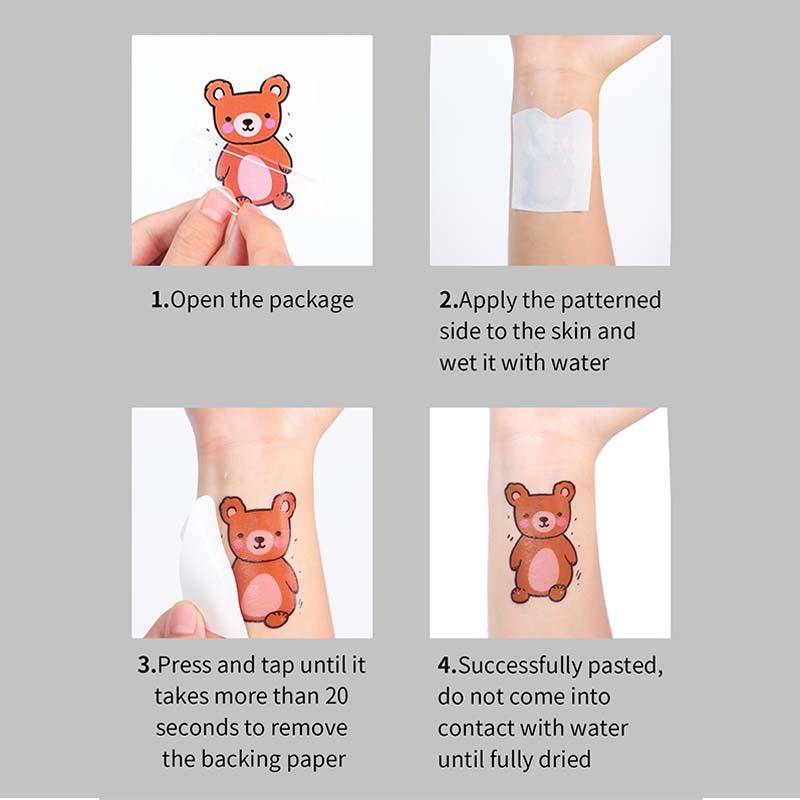 Butterfly & Heart Pattern Temporary Tattoo Sticker, 7 Counts set Creative Fake Tattoo Sticker, Waterproof Fake Tattoo for Women & Men